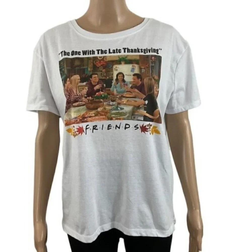 Friends the Television Series The One With The Late Thanksgiving t-shirt large